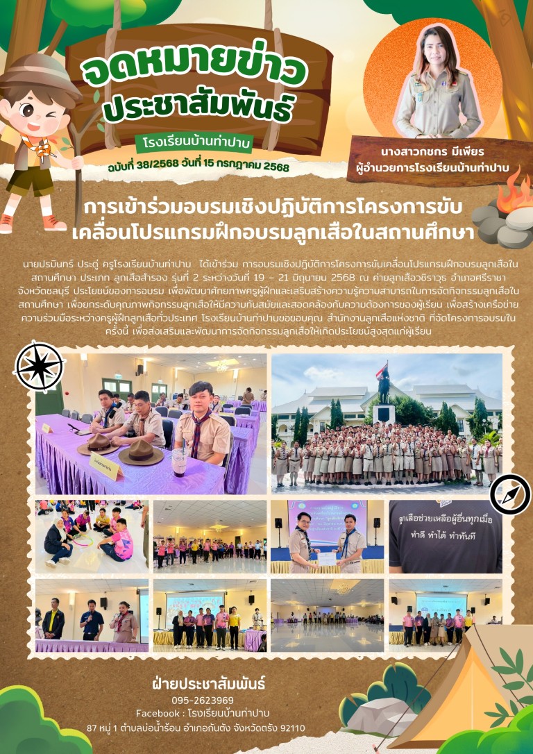 โครงการขับเคลื่อนโปรแกรมอบรมลูกเสือสำรอง
