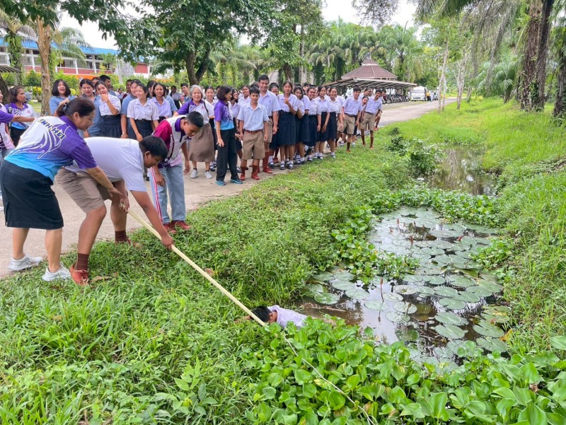การฝึกอบรมและฝึกซ้อมแผนเผชิญเหตุ เรื่อง “น้ำมา ท่วมไว : อยู่รอดปลอดภัยในอุทกภัย